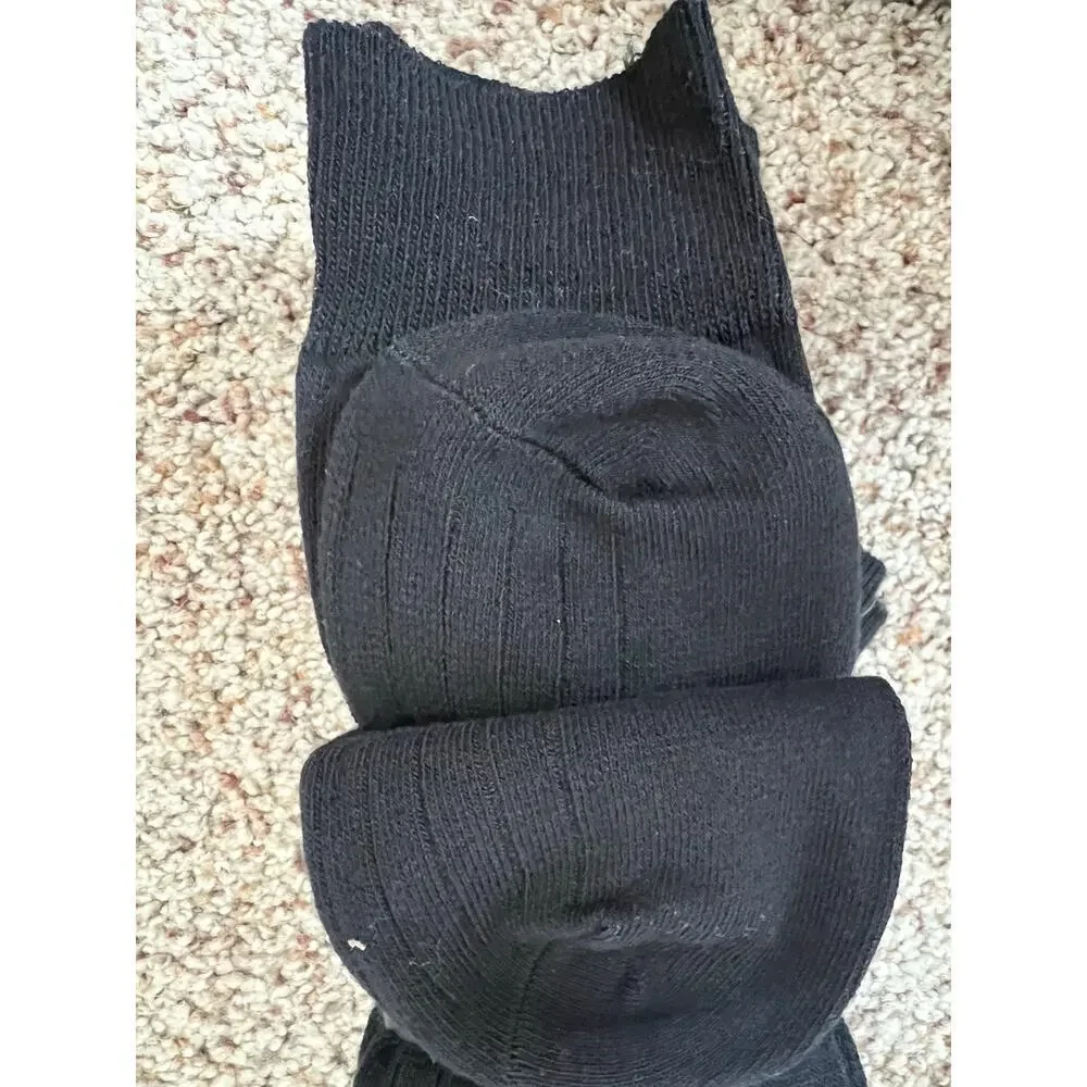 NWT Men's Banana Republic Dress Socks, Black, 6-pair, Shoe Size 7-12
